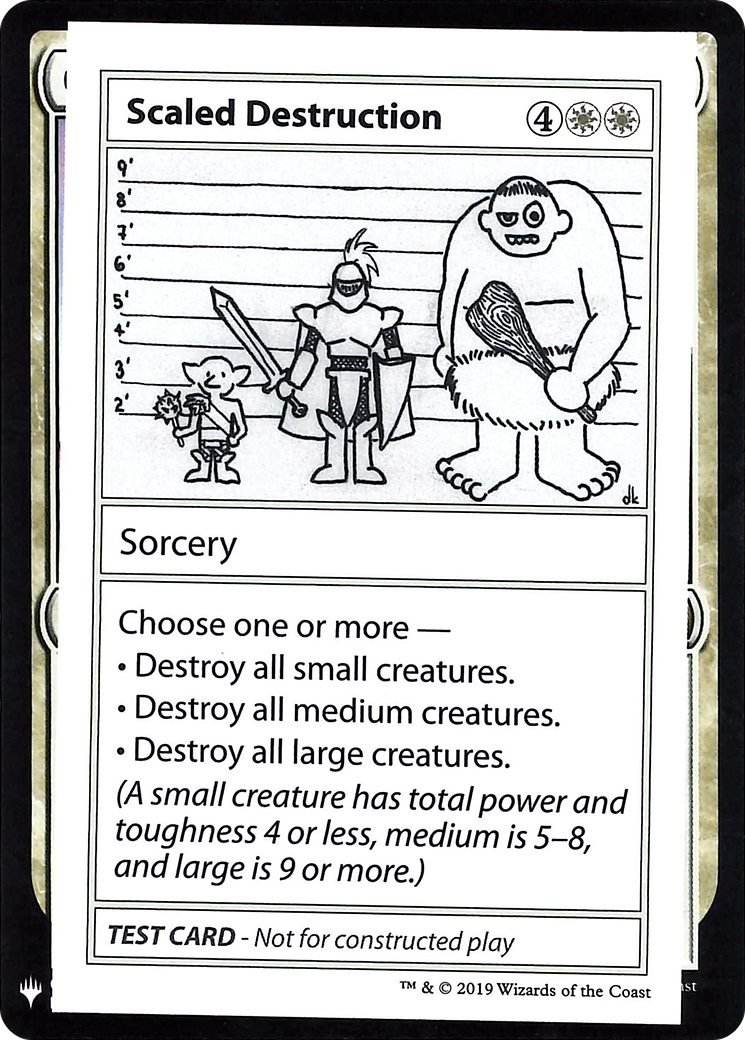 {R} Scaled Destruction [Mystery Booster Playtest Cards][CON CMB1 012]