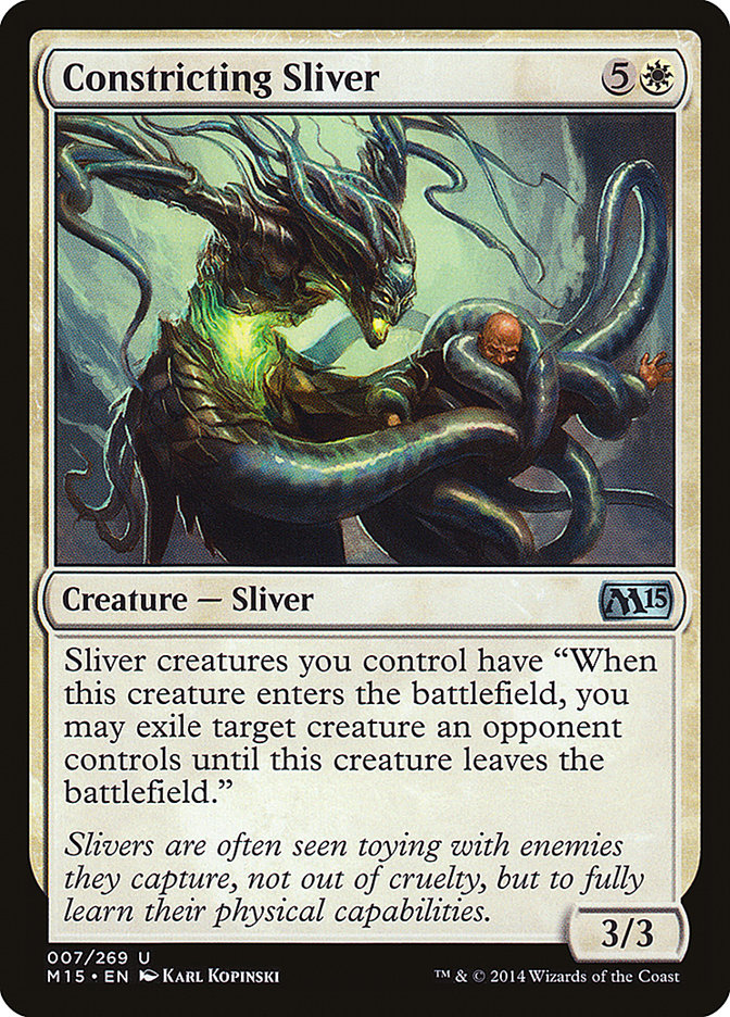 {C} Constricting Sliver [Magic 2015][M15 007]