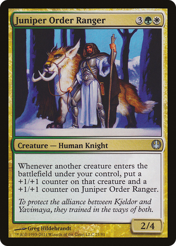 {C} Juniper Order Ranger [Duel Decks: Knights vs. Dragons][DDG 021]
