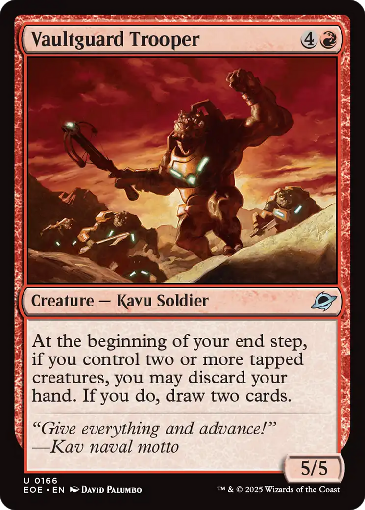 {@@ EOE C} Vaultguard Trooper [Edge of Eternities][EOE 166]