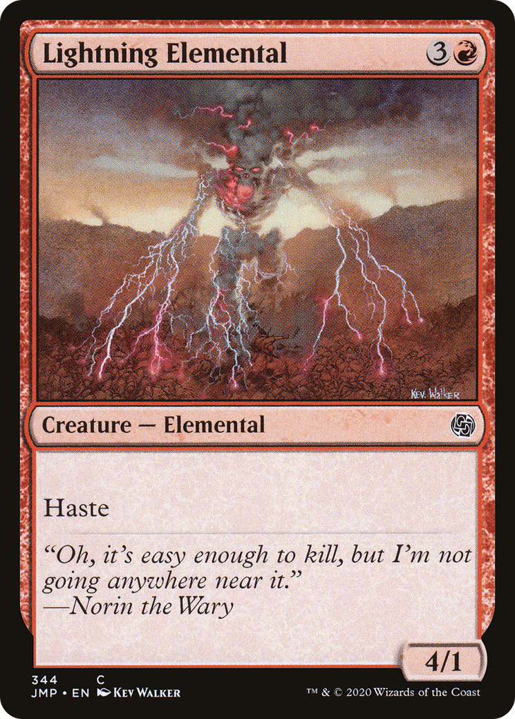 {C} Lightning Elemental [Jumpstart][JMP 344]