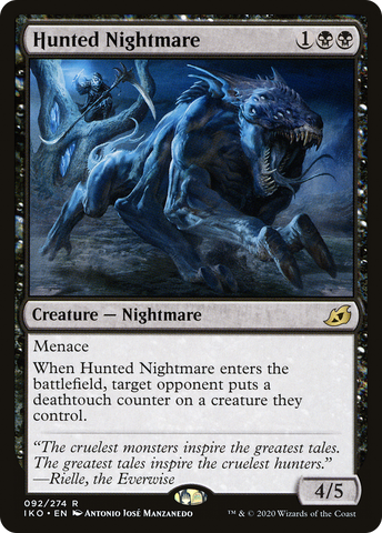 {R} Hunted Nightmare [Ikoria: Lair of Behemoths][IKO 092]