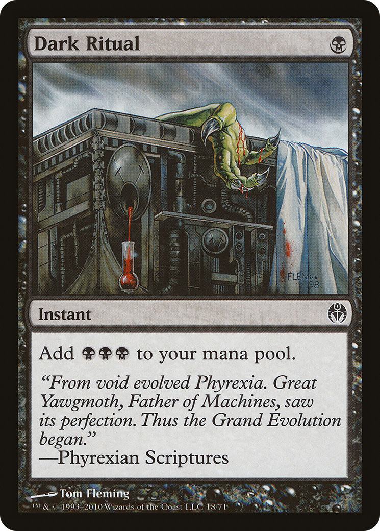 {C} Dark Ritual [Duel Decks: Phyrexia vs. the Coalition][DDE 018]