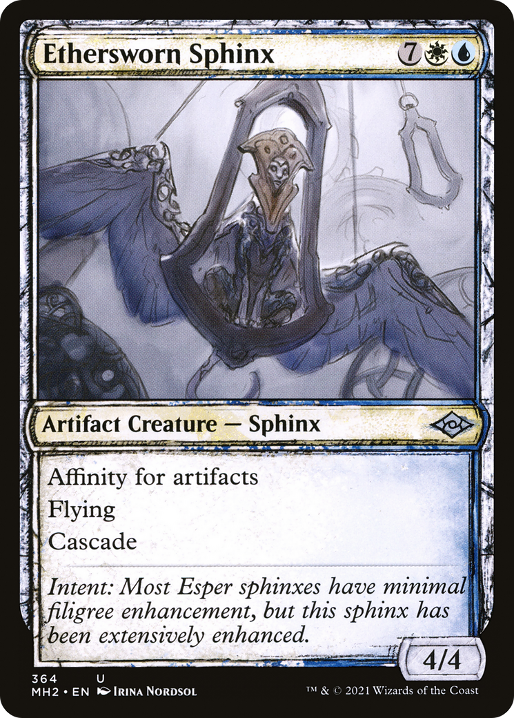 {C} Ethersworn Sphinx (Showcase): (Showcase) [Modern Horizons 2] [MH2 364]