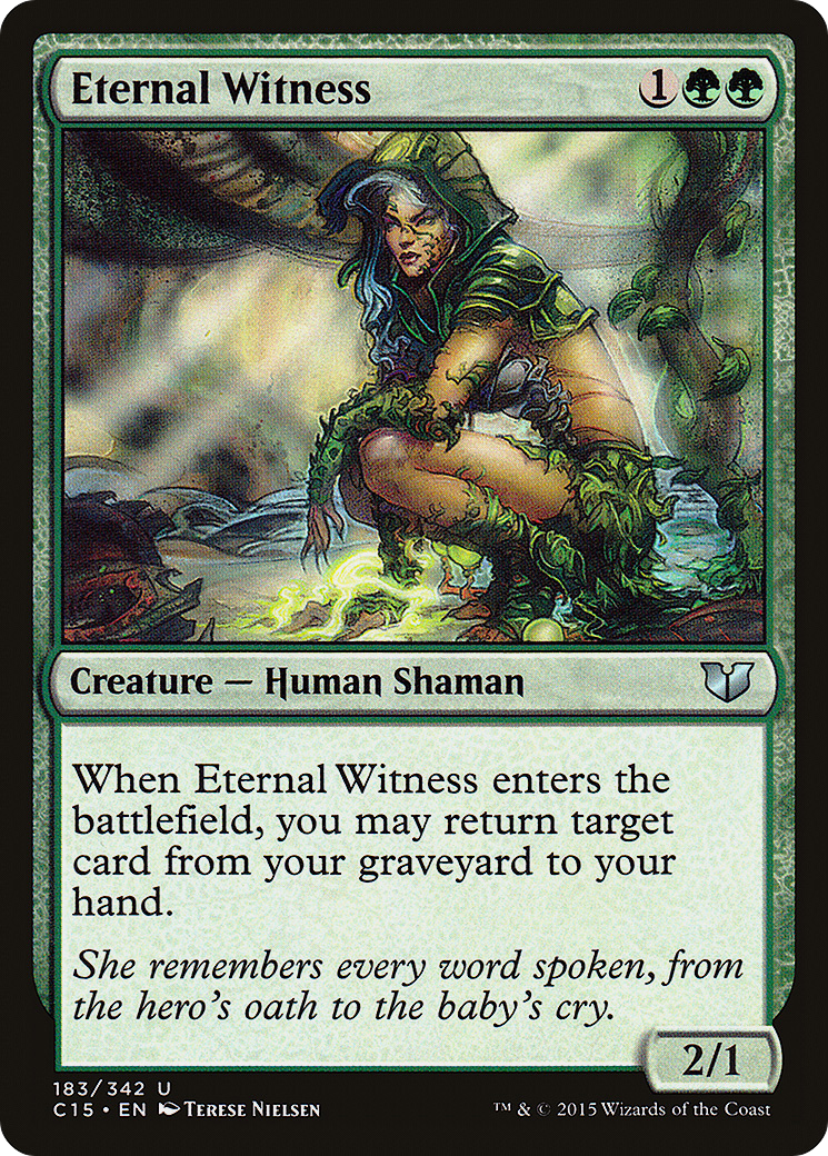{C} Eternal Witness [Commander 2015][C15 183]