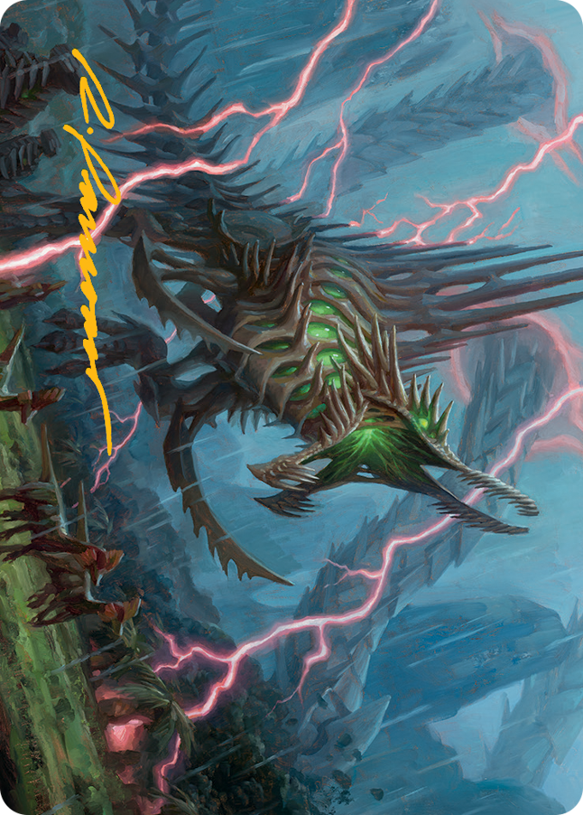 {A} Etali, Primal Sickness Art Card (Gold-Stamped Signature) [March of the Machine Art Series][GS AMOM 032]