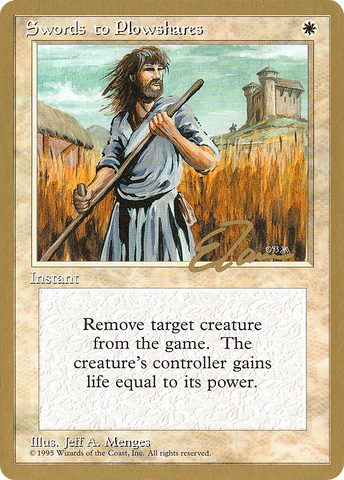 {C} Swords to Plowshares (Eric Tam) [Pro Tour Collector Set][GB PTC ET52]