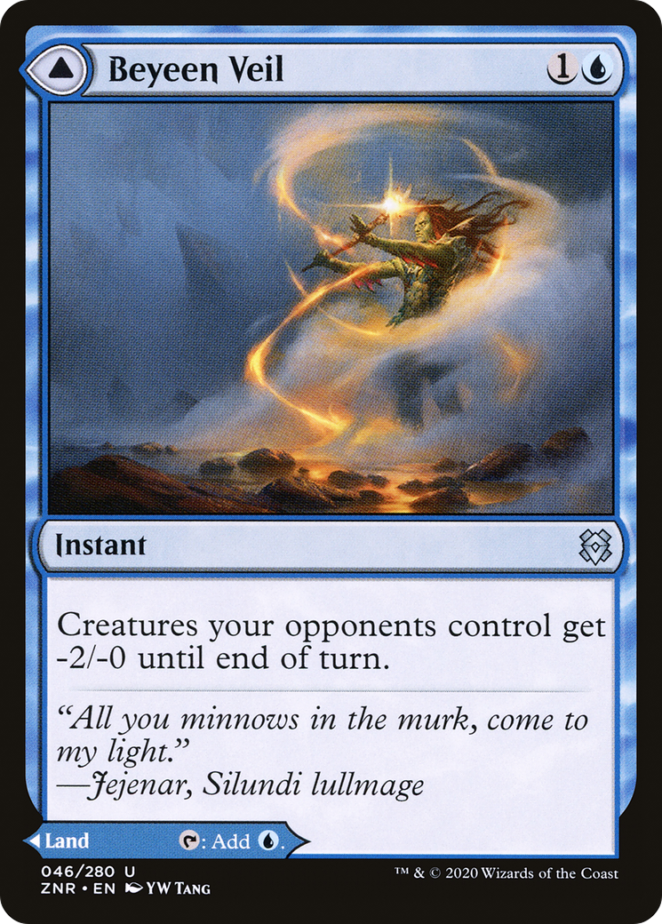 {C} Beyeen Veil // Beyeen Coast [Zendikar Rising][ZNR 046]