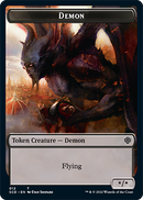 {C} Demon // Demon Double-Sided Token [Starter Commander Decks][SCD 000]
