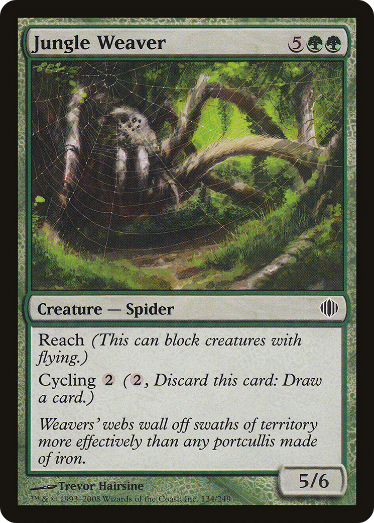 {C} Jungle Weaver [Shards of Alara][ALA 134]