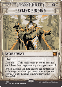 {R} Leyline Binding [Outlaws of Thunder Junction: Breaking News][OTP 004]