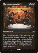 {R} Maestros Ascendancy (Showcase Golden Age Gilded Foil) [Streets of New Capenna][SNC 381]