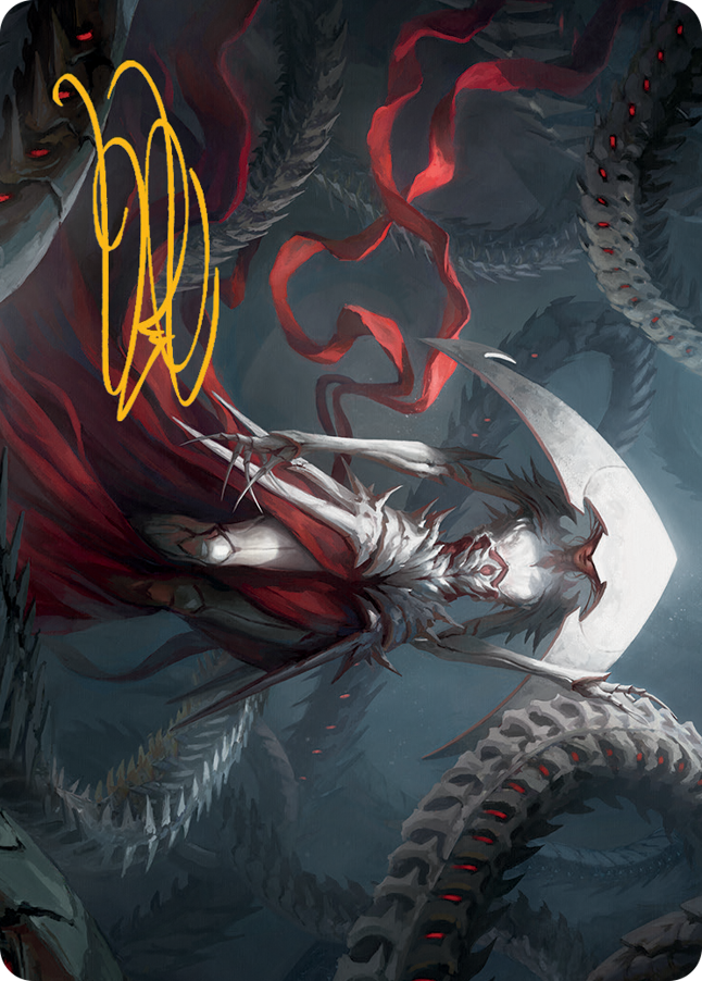 {A} Elesh Norn Art Card (Gold-Stamped Signature) [March of the Machine Art Series][GS AMOM 004]