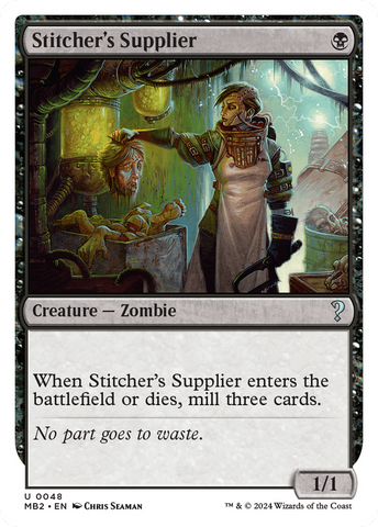 {C} Stitcher's Supplier (White Border) [Mystery Booster 2][MB2 048]
