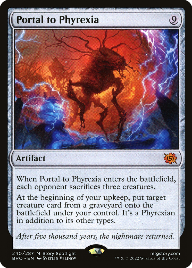 {R} Portal to Phyrexia [The Brothers' War][BRO 240]
