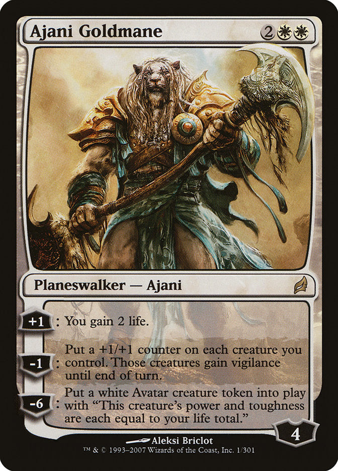 {R} Ajani Goldmane [Lorwyn][LRW 001]