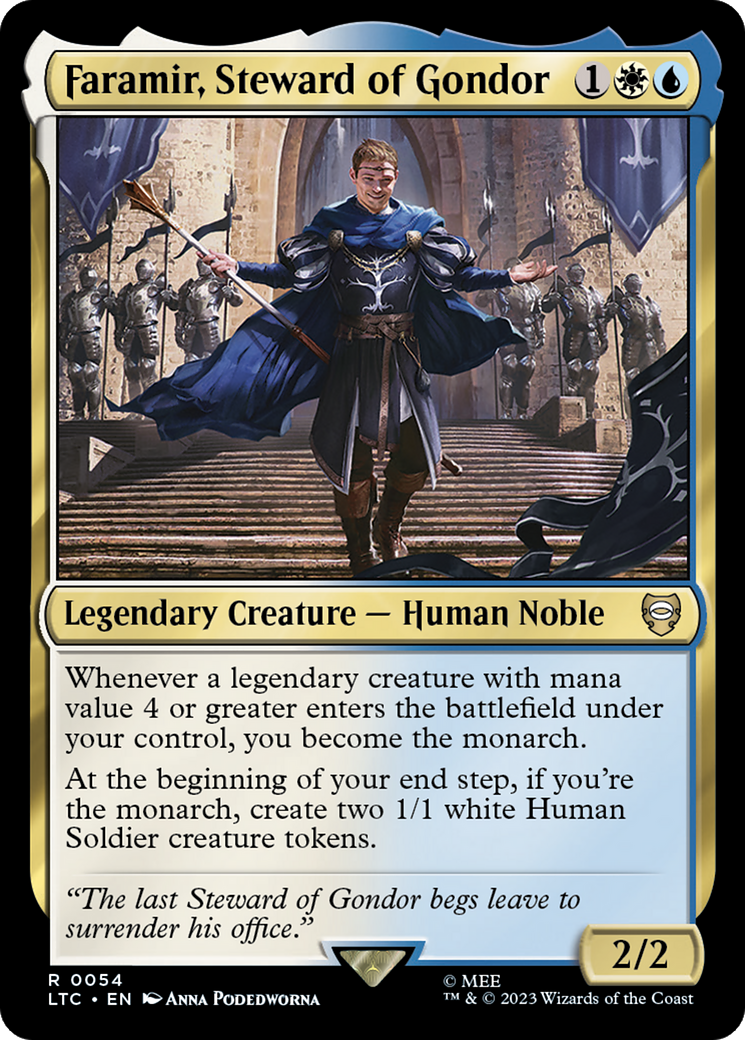 {R} Faramir, Steward of Gondor [The Lord of the Rings: Tales of Middle-Earth Commander][LTC 054]
