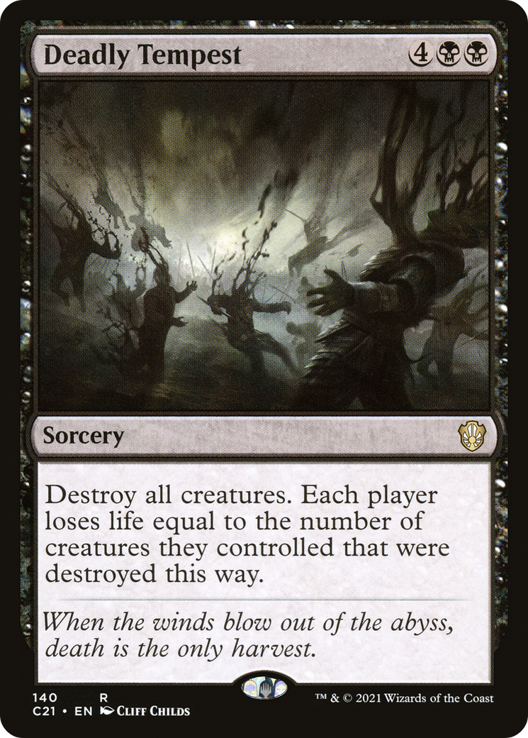 {R} Deadly Tempest [Commander 2021][C21 140]