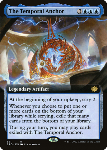 {R} The Temporal Anchor (Extended Art) [The Brothers' War][BRO 321]