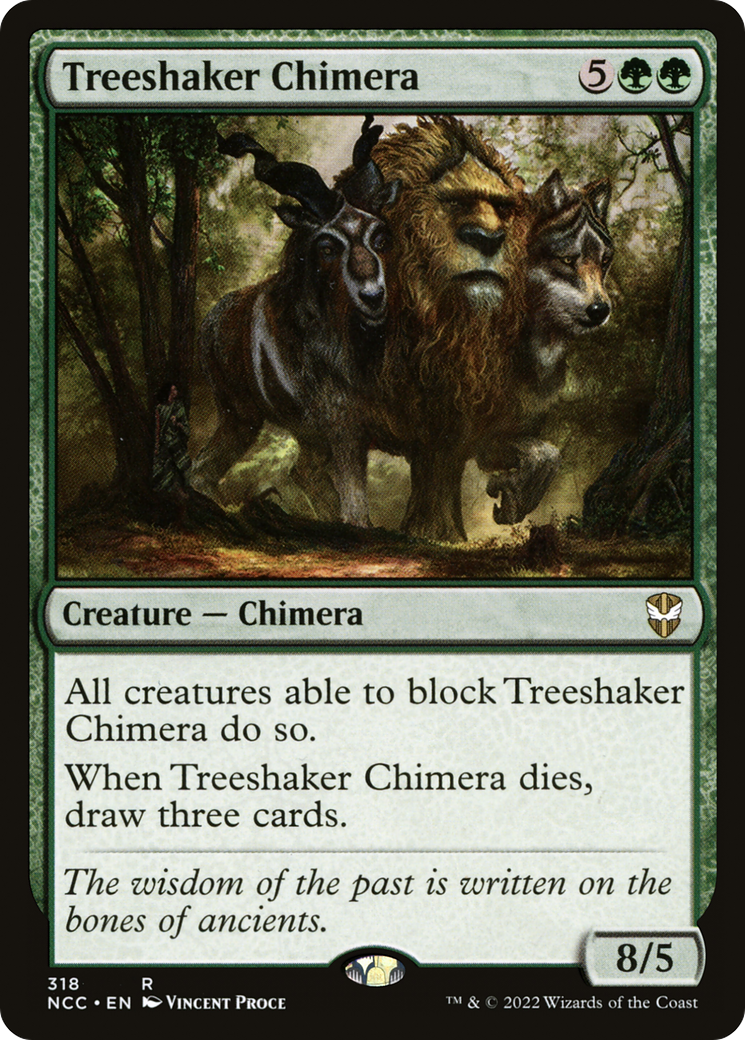 {R} Treeshaker Chimera [Streets of New Capenna Commander][NCC 318]