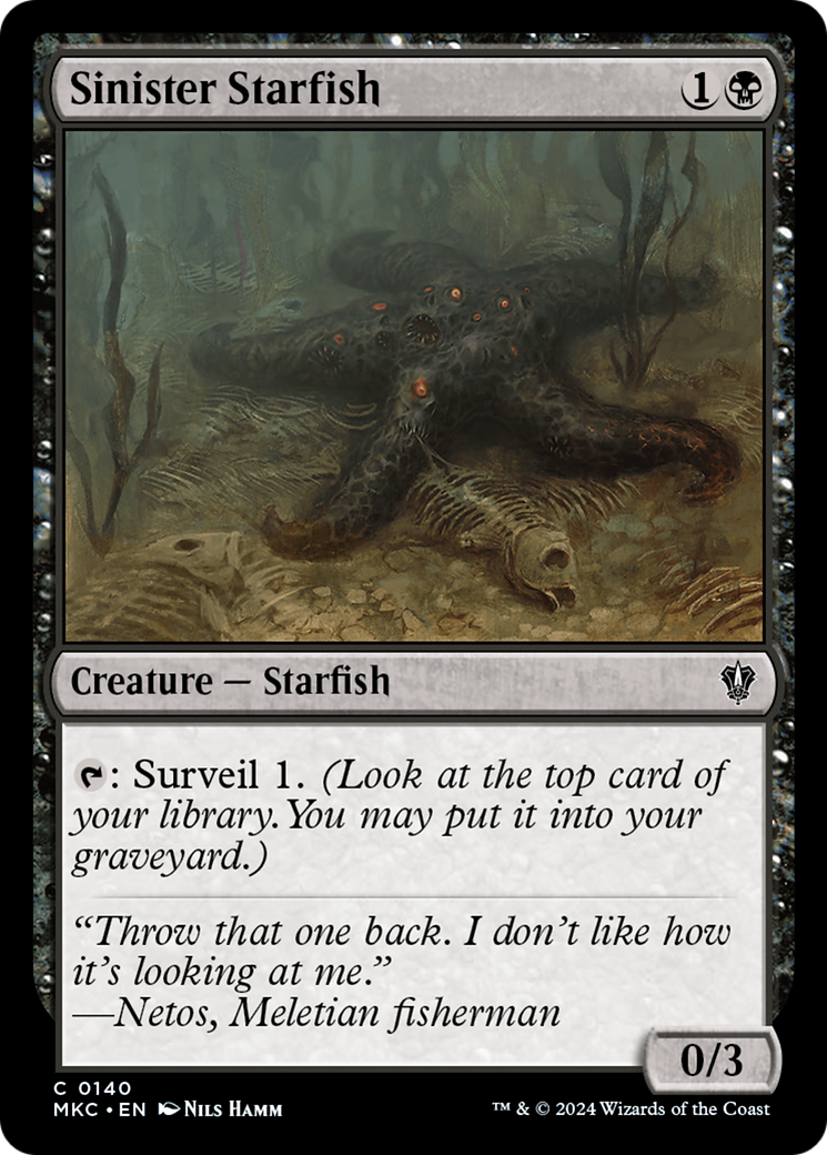 {C} Sinister Starfish [Murders at Karlov Manor Commander][MKC 140]