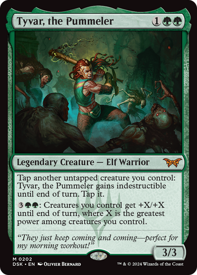 {@R} Tyvar, the Pummeler [Duskmourn: House of Horror][DSK 202]