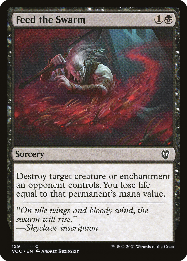 {C} Feed the Swarm [Innistrad: Crimson Vow Commander][VOC 129]