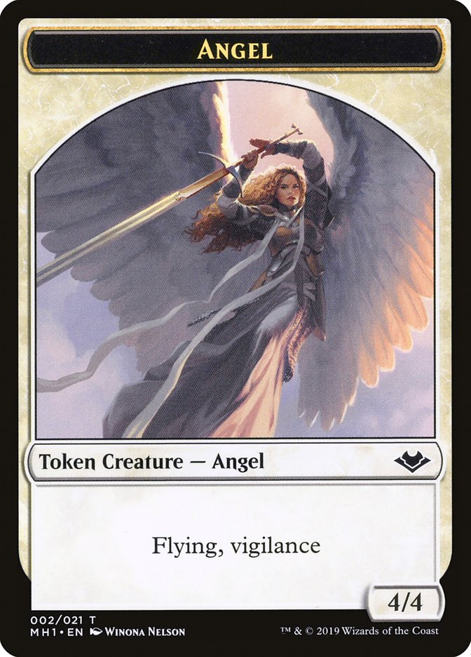 {T} Shapeshifter (001) // Angel (002) Double-sided Token [Modern Horizons Tokens][TMH1 001]