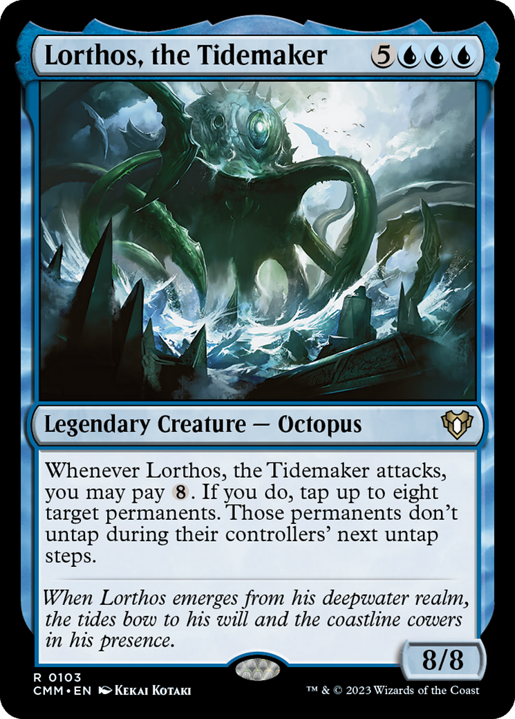 {R} Lorthos, the Tidemaker [Commander Masters][CMM 103]