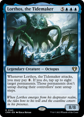 {R} Lorthos, the Tidemaker [Commander Masters][CMM 103]