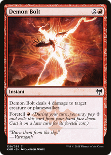 {C} Demon Bolt [Kaldheim][KHM 129]