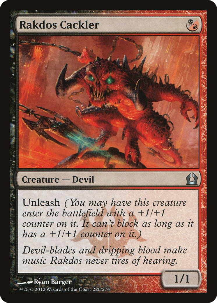 {C} Rakdos Cackler [Return to Ravnica][RTR 220]