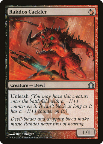 {C} Rakdos Cackler [Return to Ravnica][RTR 220]