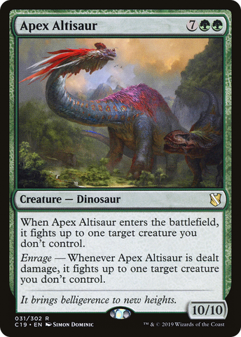 {R} Apex Altisaur [Commander 2019][C19 031]