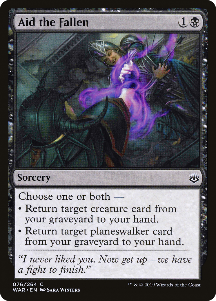 {C} Aid the Fallen [War of the Spark][WAR 076]
