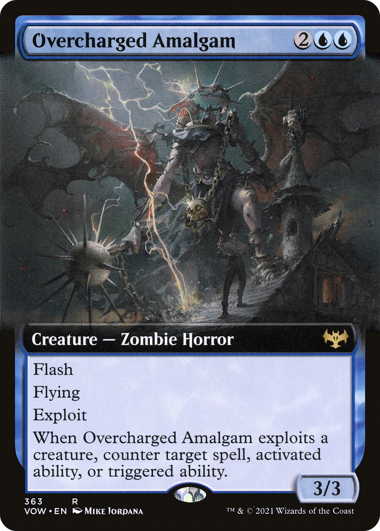 {R} Overcharged Amalgam (Extended Art) [Innistrad: Crimson Vow][VOW 363]