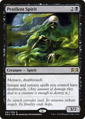 {R} Pestilent Spirit [Ravnica Allegiance][RNA 081]