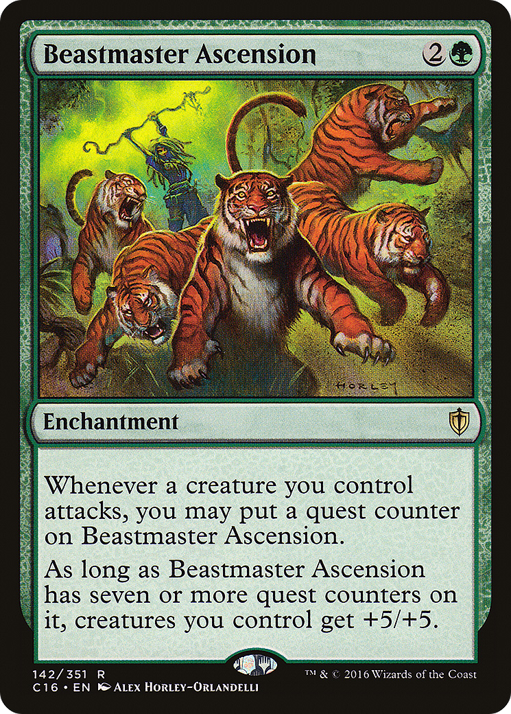{R} Beastmaster Ascension [Commander 2016][C16 142]