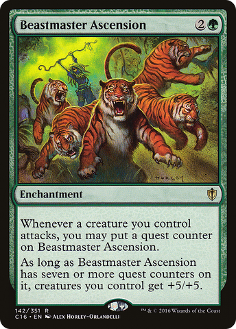 {R} Beastmaster Ascension [Commander 2016][C16 142]