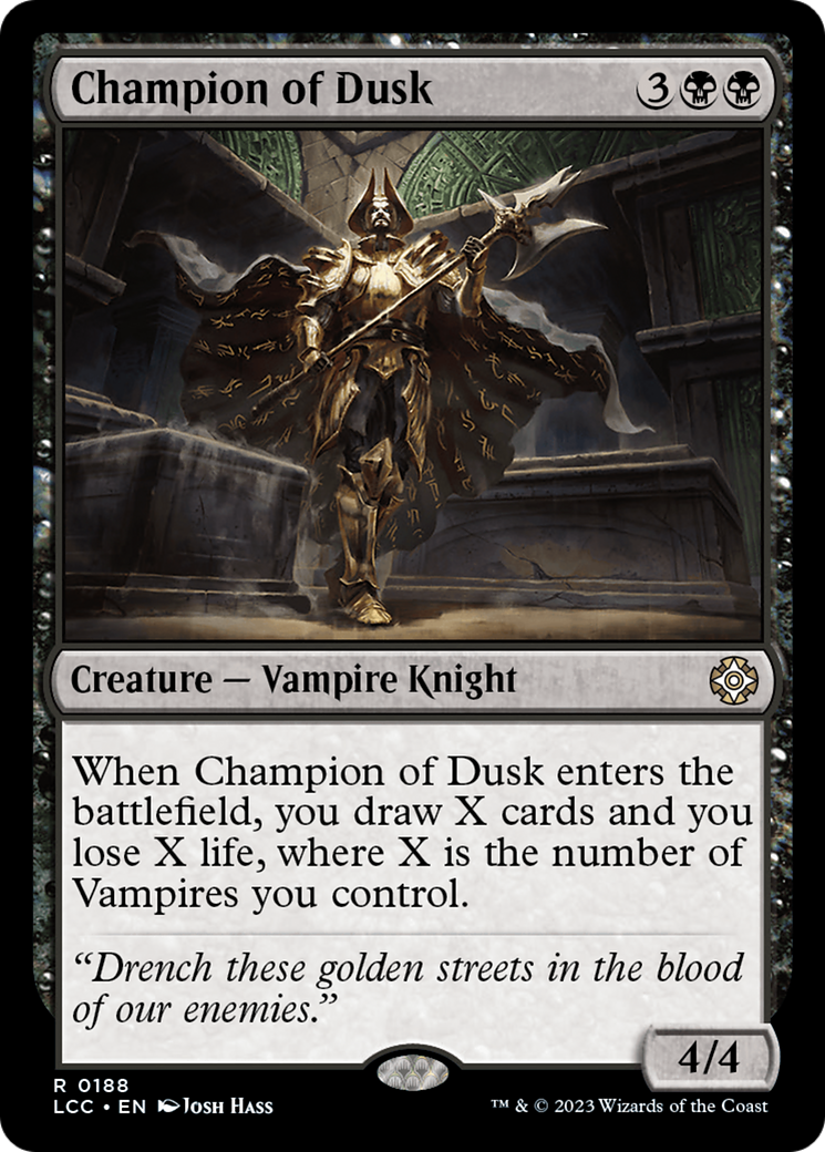 {R} Champion of Dusk [The Lost Caverns of Ixalan Commander][LCC 188]