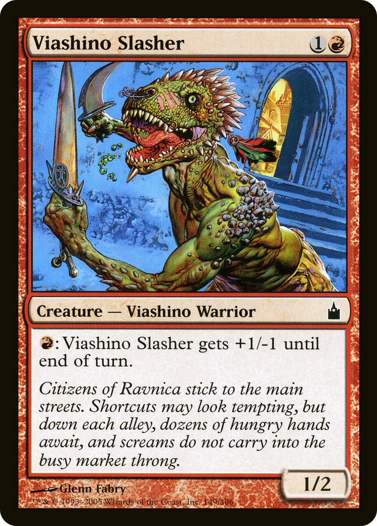 {C} Viashino Slasher [Ravnica: City of Guilds][RAV 149]