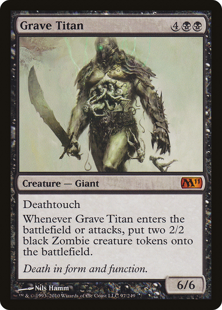 {R} Grave Titan [Magic 2011][M11 097]