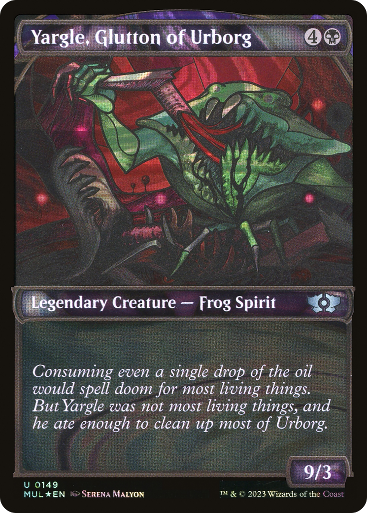 {C} Yargle, Glutton of Urborg (Halo Foil) [Multiverse Legends][MUL 149]