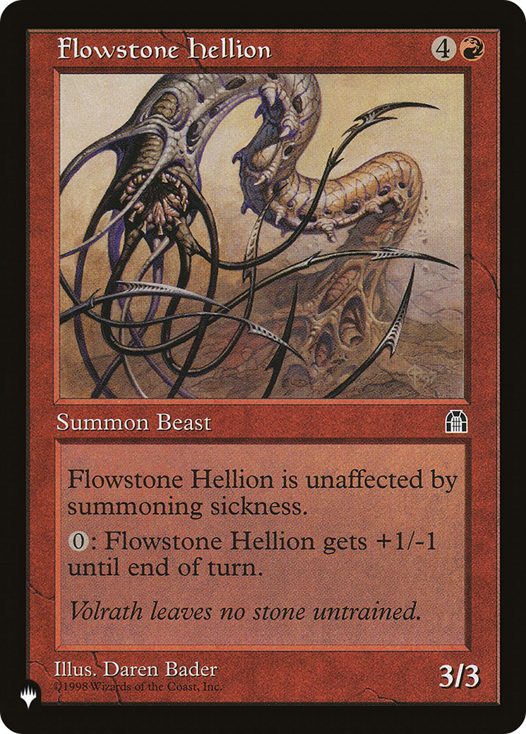 Flowstone Hellion [LIST ]