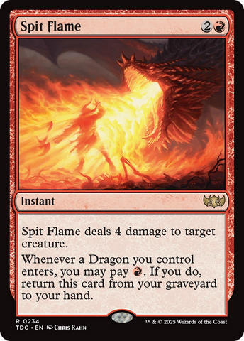 {R} Spit Flame [Tarkir: Dragonstorm Commander][TDC 234]