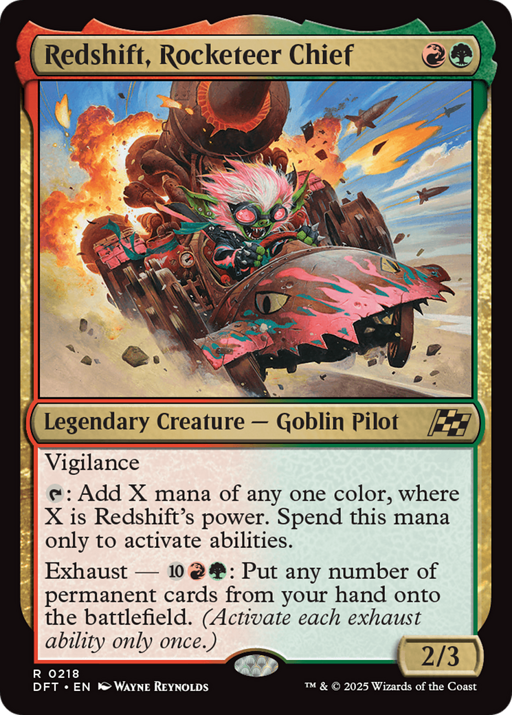 {@R} Redshift, Rocketeer Chief [Aetherdrift][DFT 218]
