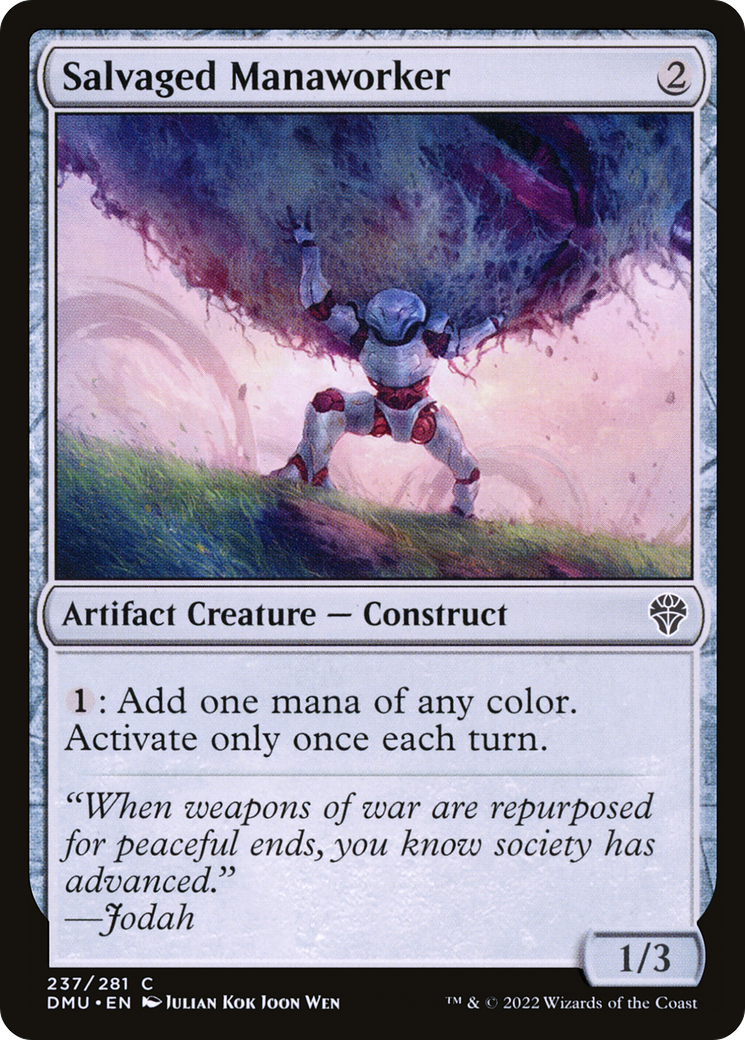 {C} Salvaged Manaworker [Dominaria United][DMU 237]