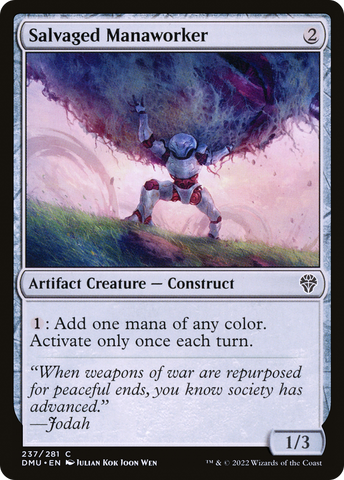 {C} Salvaged Manaworker [Dominaria United][DMU 237]