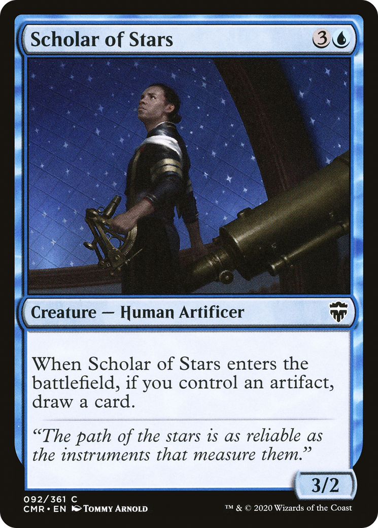 {C} Scholar of Stars [Commander Legends][CMR 092]