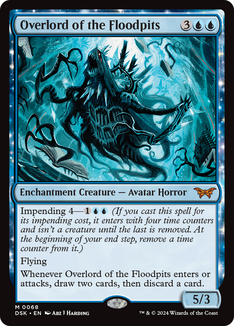 {@R} Overlord of the Floodpits [Duskmourn: House of Horror][DSK 068]